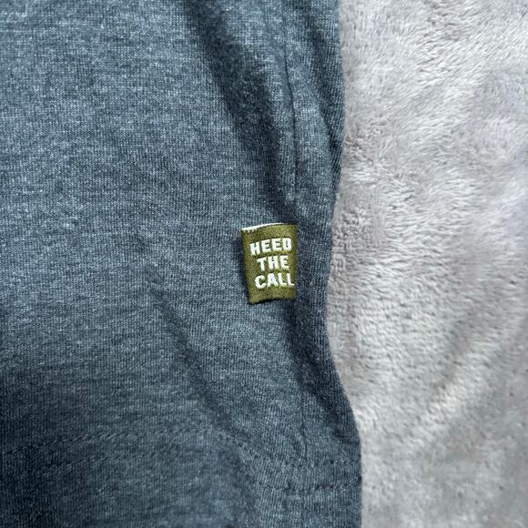 Howler Bros Monkey Graphic T-Shirt Heather Gray Blue Size Small - Picture 5 of 6